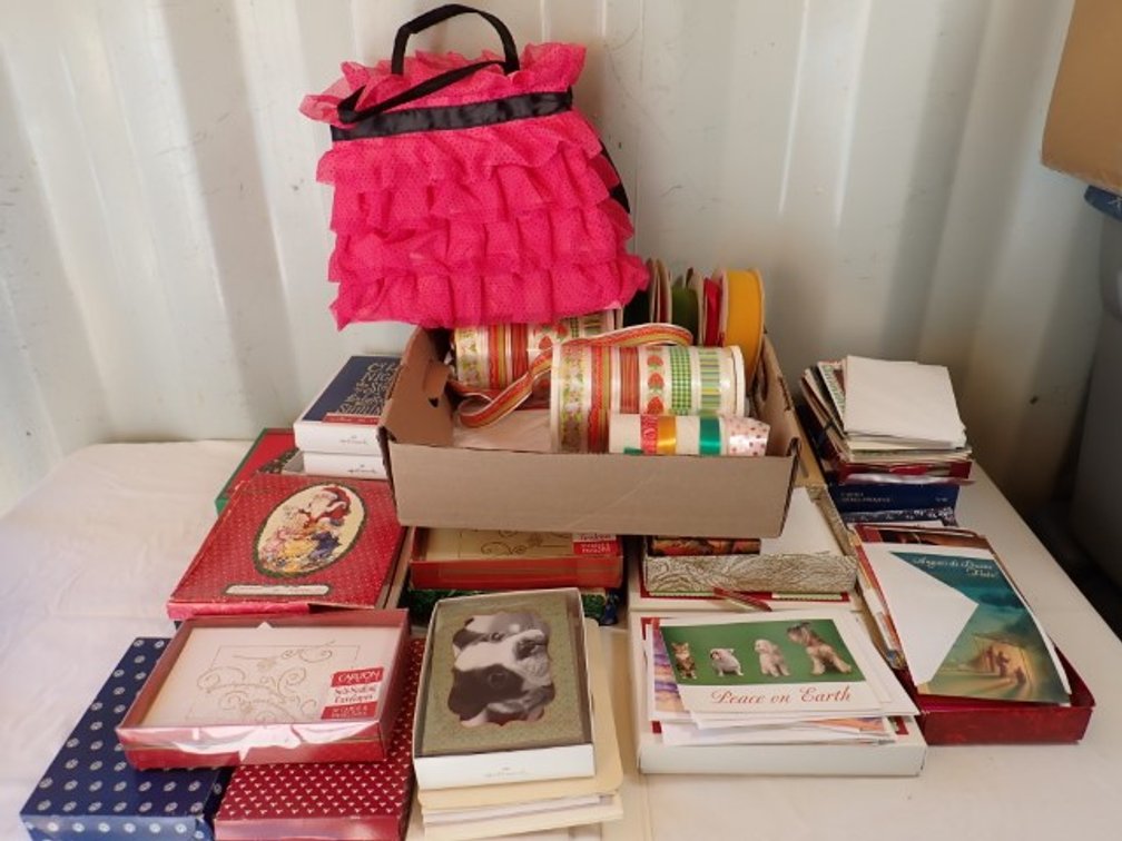 Cards to Send, Gift Bags, ribbons