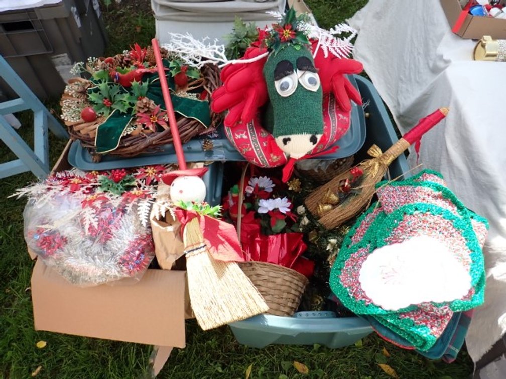 Christmas Swags and Moose