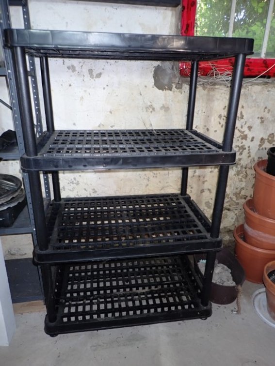 Plastic Storage Shelving #2
