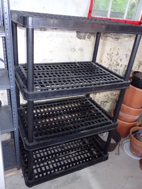 Plastic Storage Shelving #1