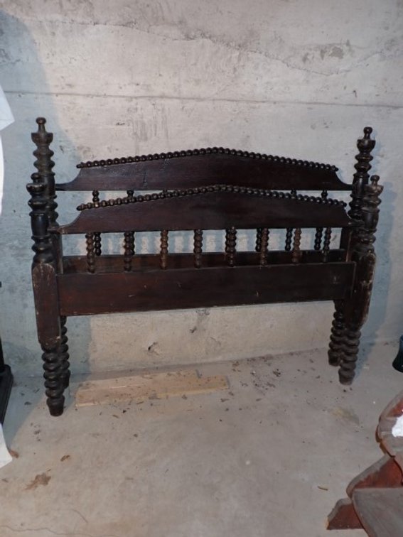 Antique Headboard & Footboard