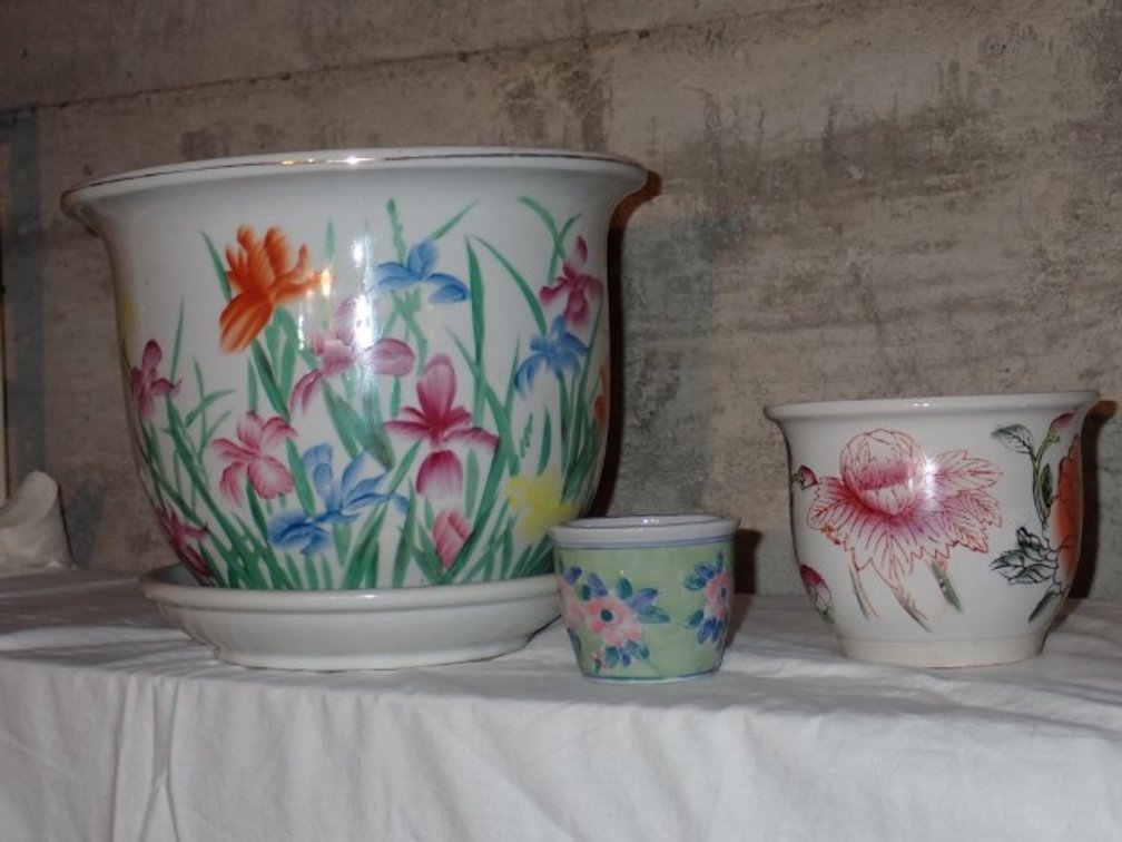 Porcelain Planters