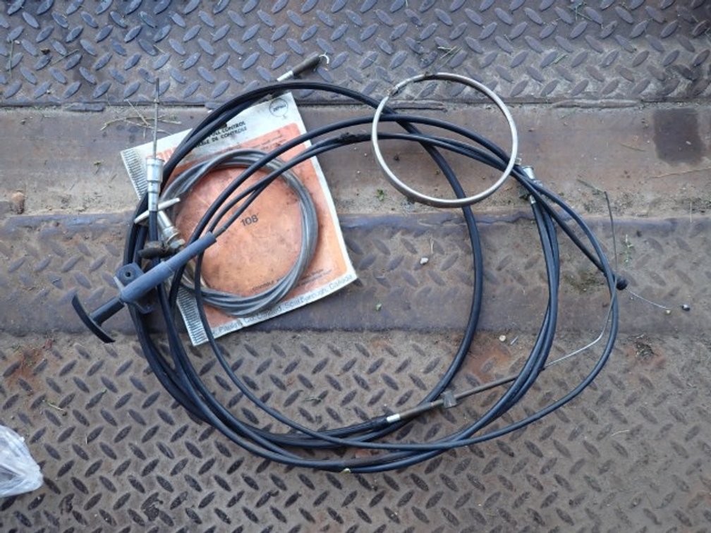 Two Push-Pull Control Cables