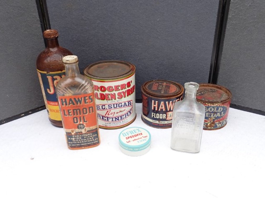Old Tins & Bottles