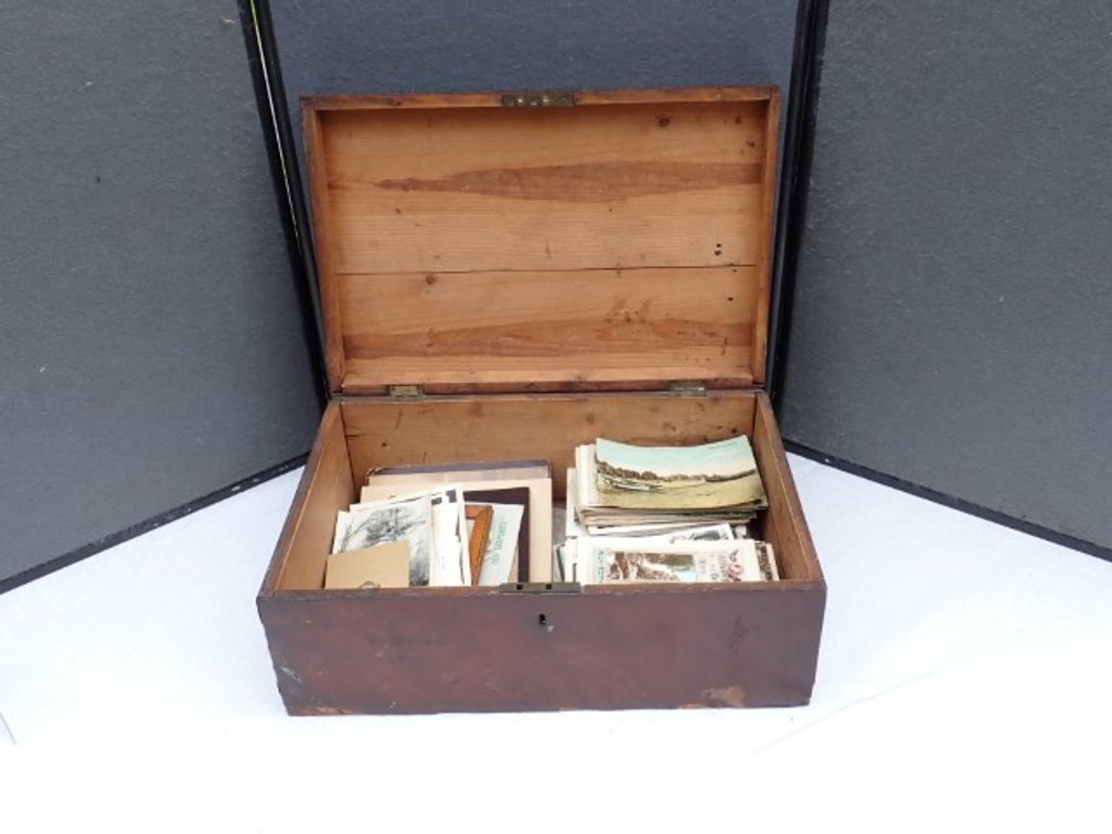 Box of Postcards & Photos