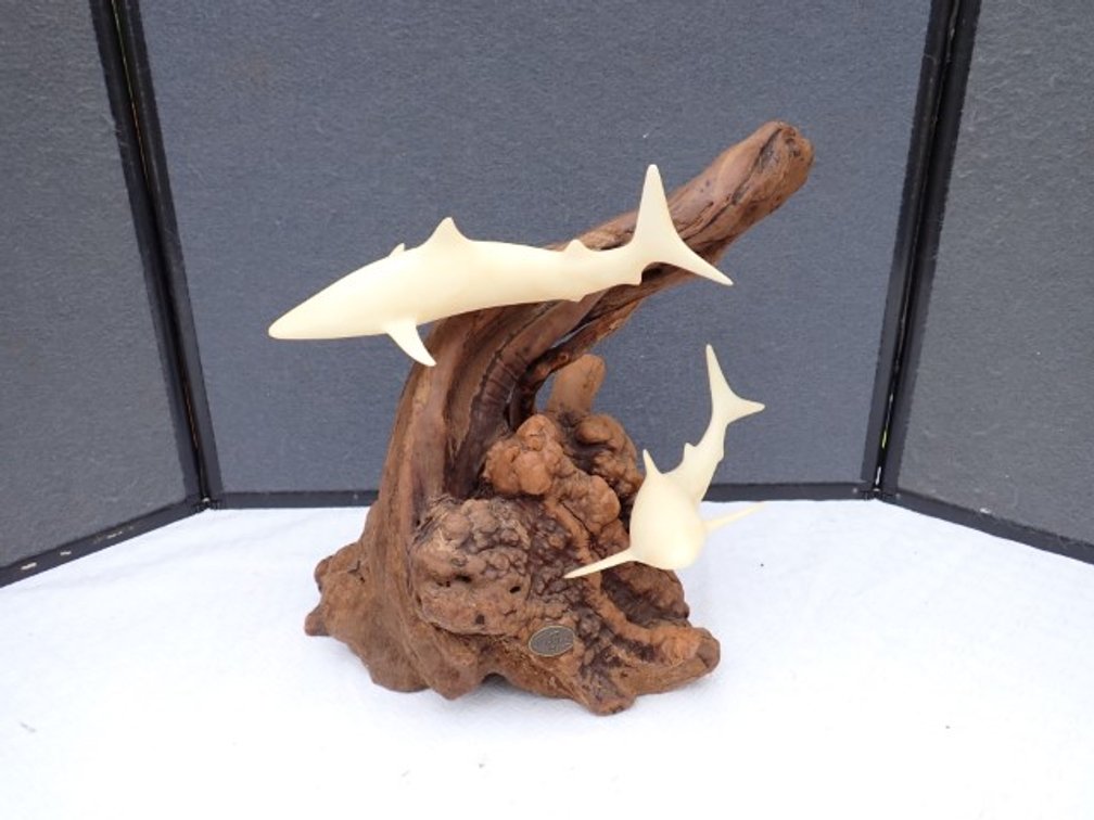 Shark Duo Sculpture