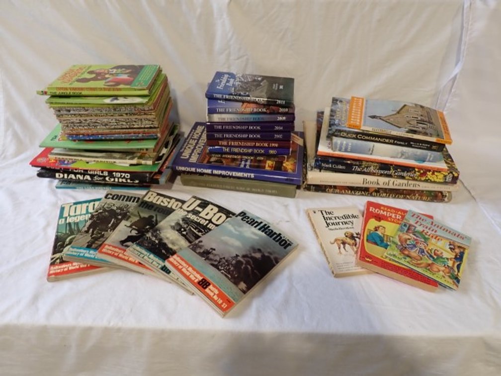 Bin with Books