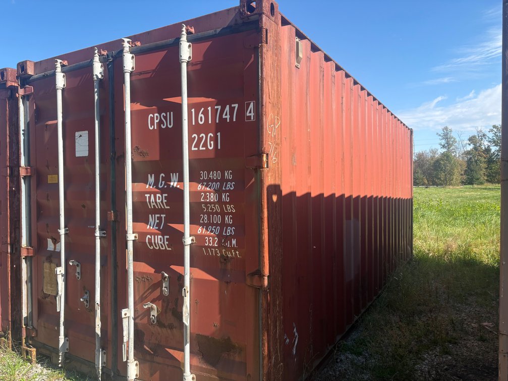 8x8x20' Steel Sea Container Storage