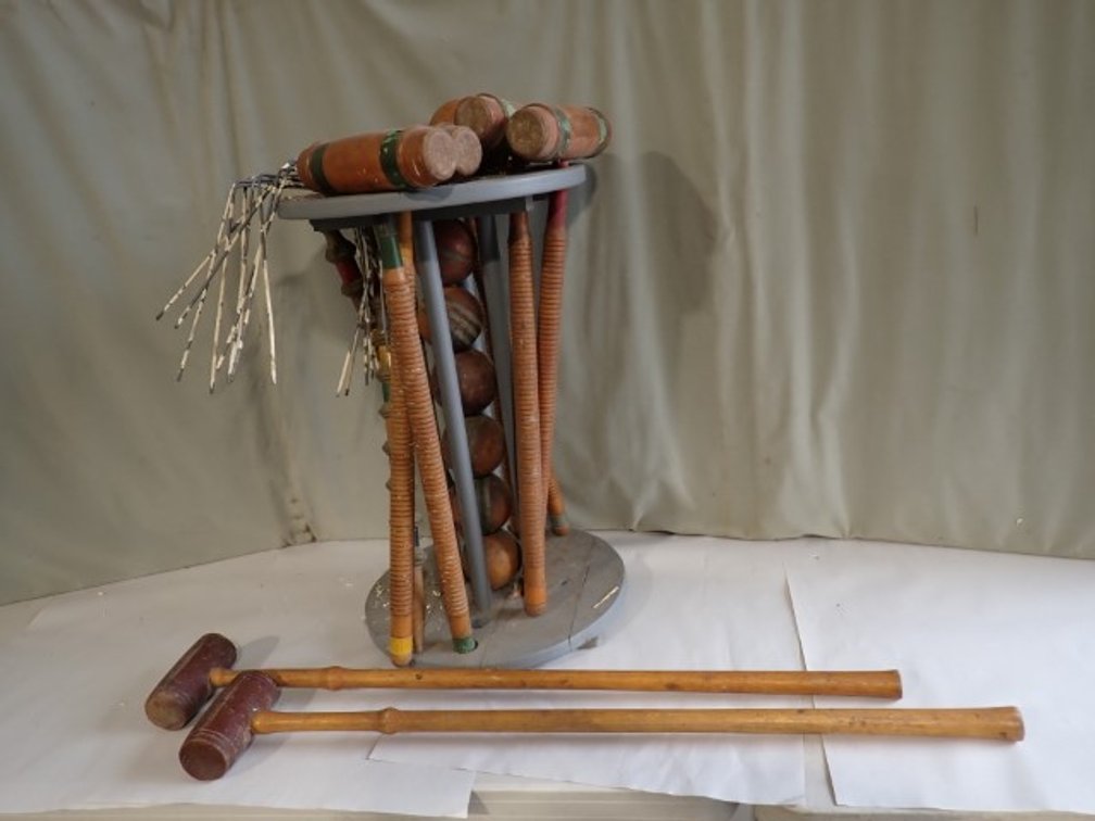 Wooden Croquet Set