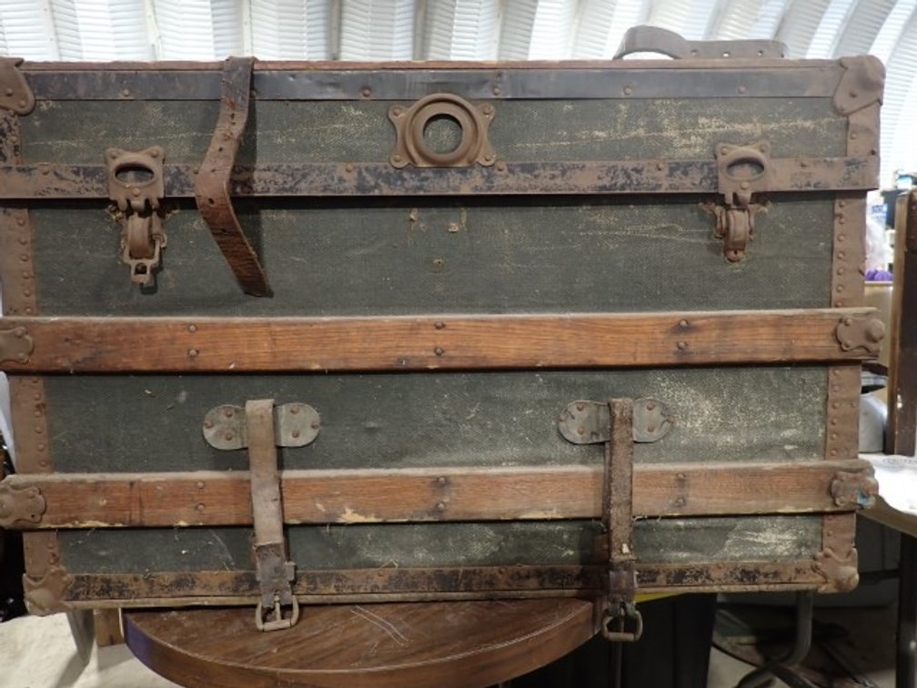 Antique Steamer Trunk