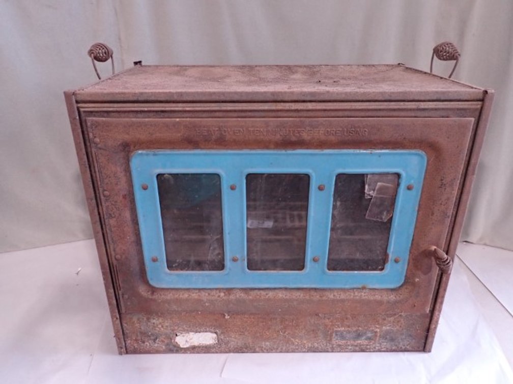 Antique Portable Stove-Top Oven