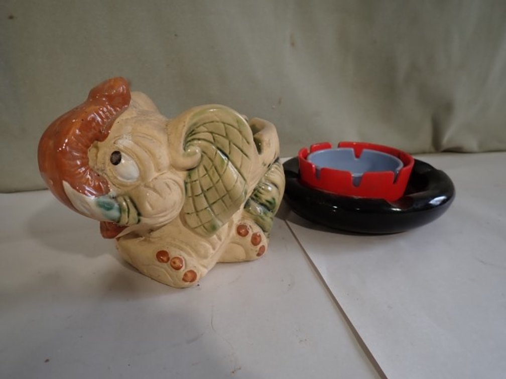 MCM Novelty Elephant Ashtray+