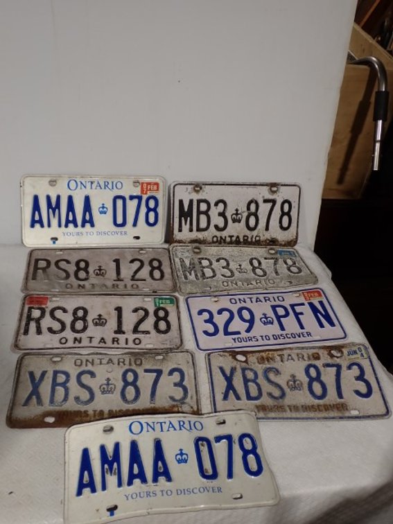 Ontario License Plates