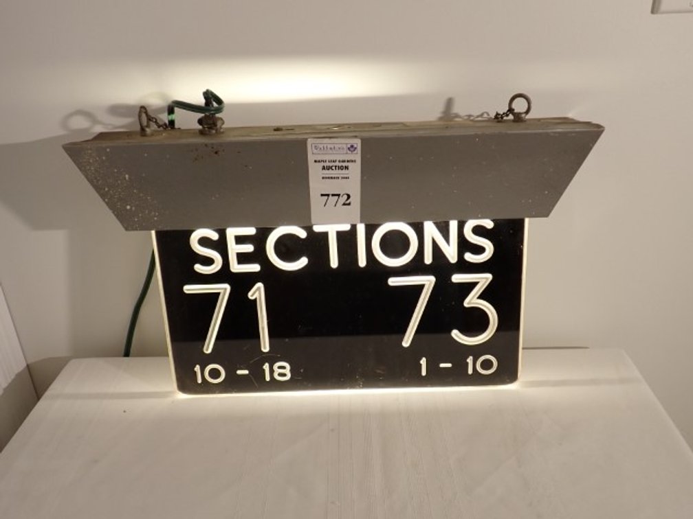Maple Leafs Gardens Sign