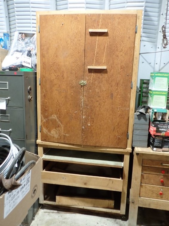 Wooden Shop Cabinet