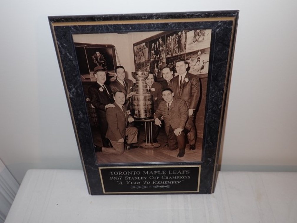 1967 Stanley Cup Champions Plaque