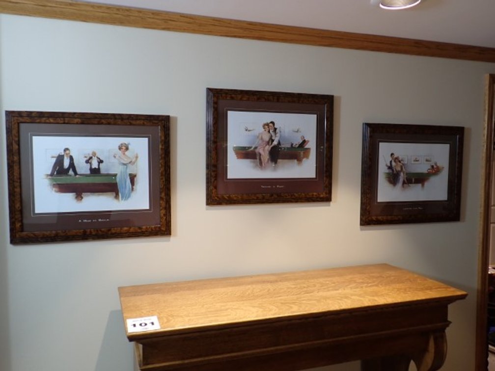 Old Pool Room Prints