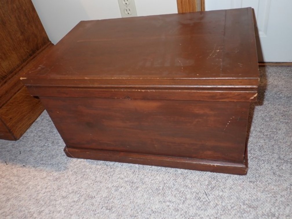 Small Antique Wood Chest