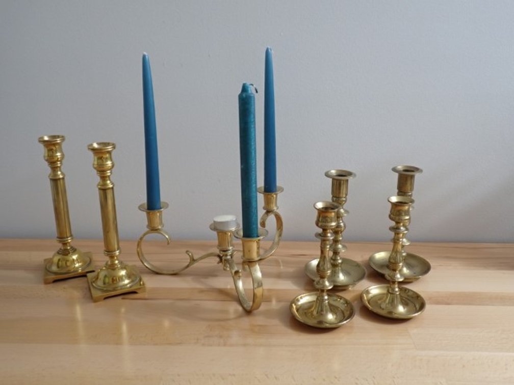 Brass Candleholders