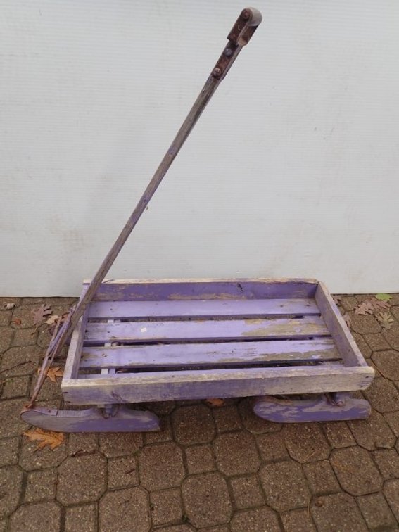 Vintage Wood Sleigh