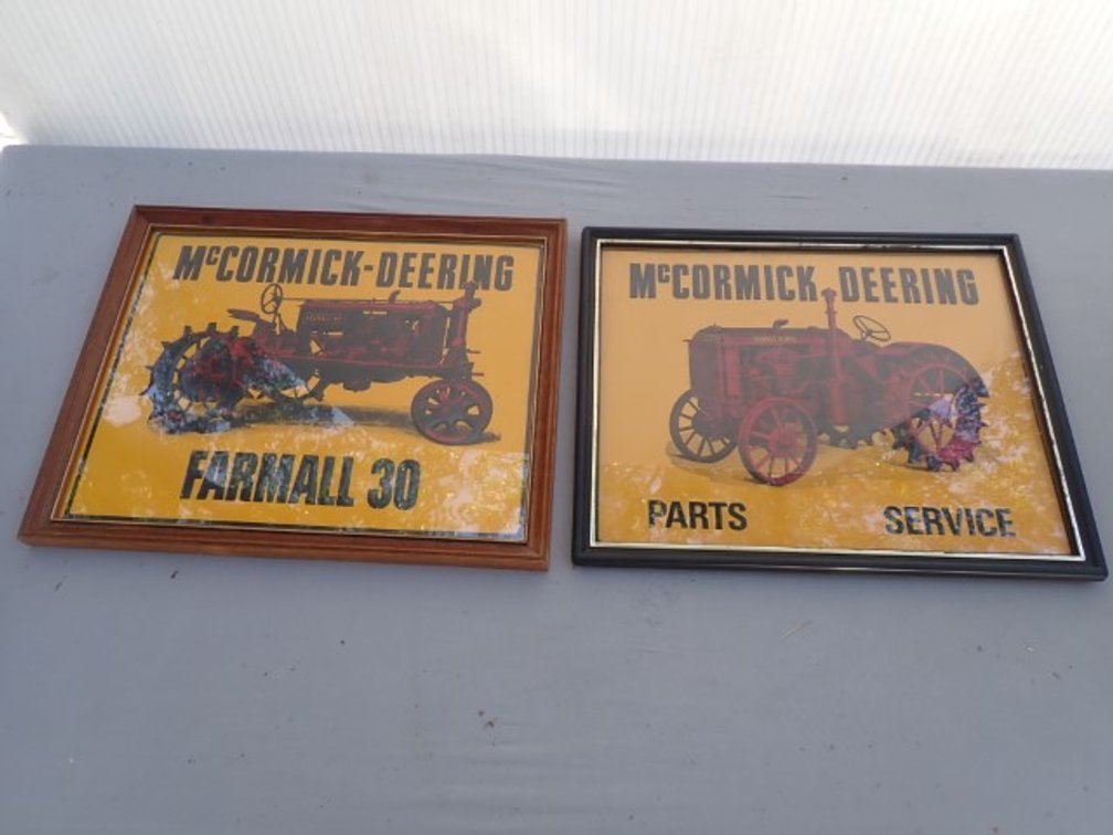 McCormick Deering Tractor Tin Sign Reproductions