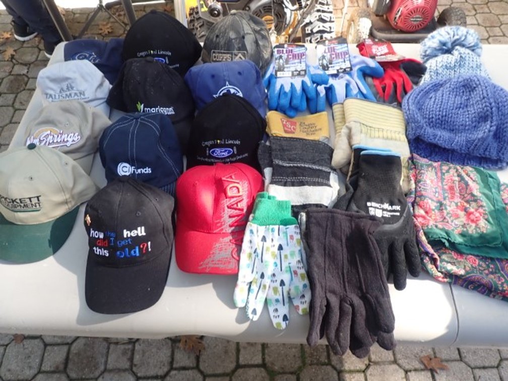 Baseball Cap and Work Glove Lot