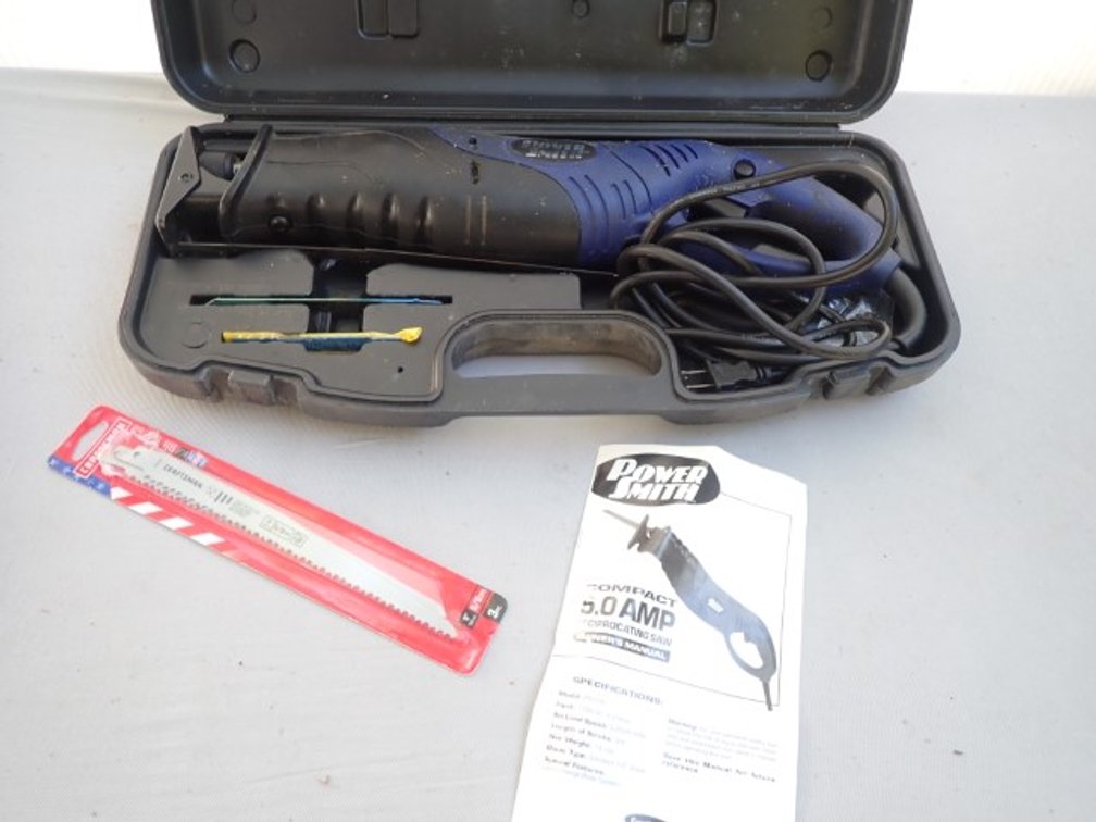 Reciprocating Saw with Case - Power Smith