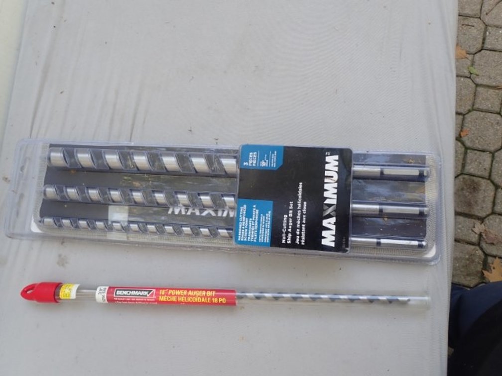 18" Auger Drill Bits