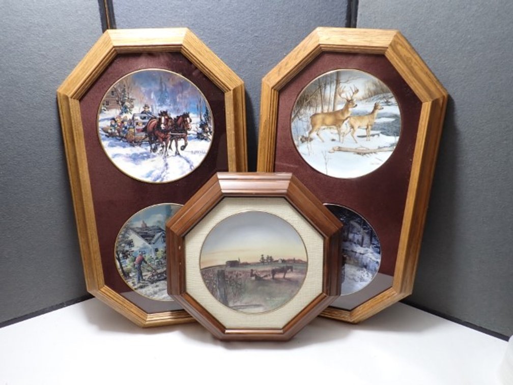 Framed Collector Plates