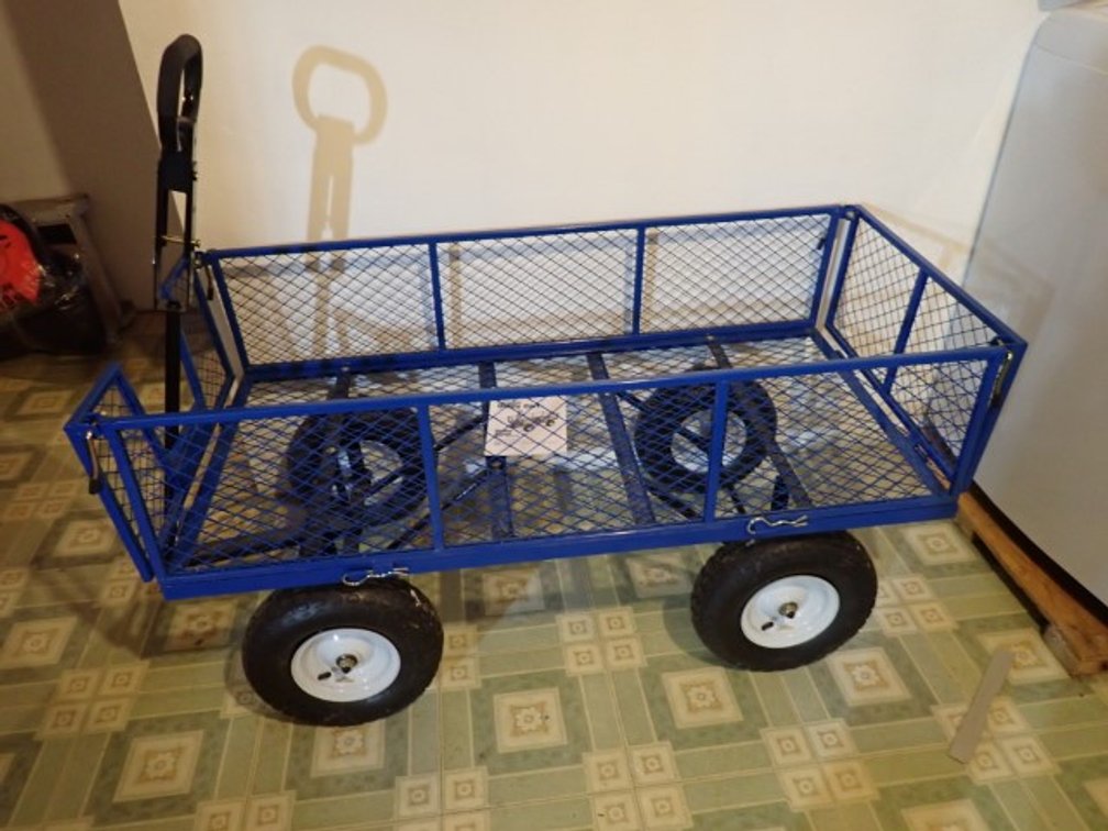 Steel Mesh Garden Cart/Wagon