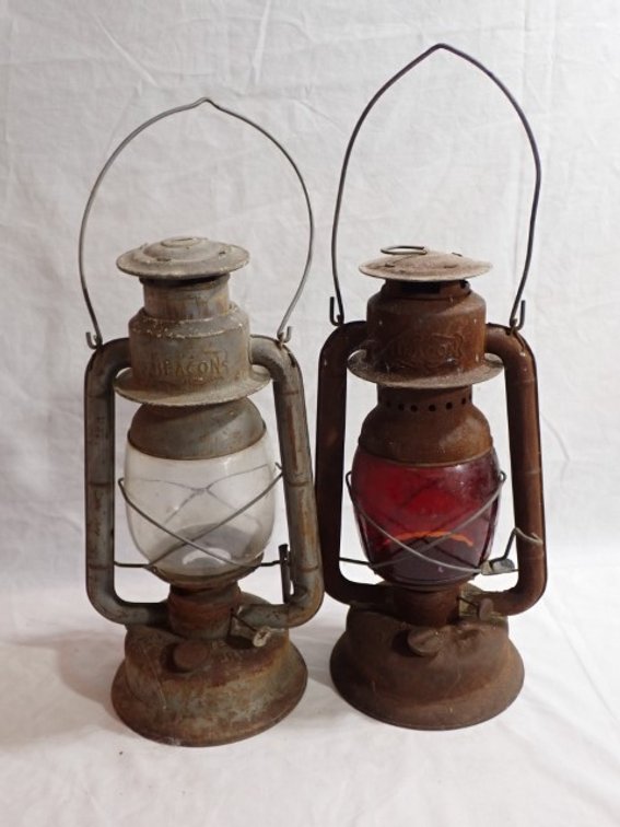 Railroad/Barn Hurricane Lamps