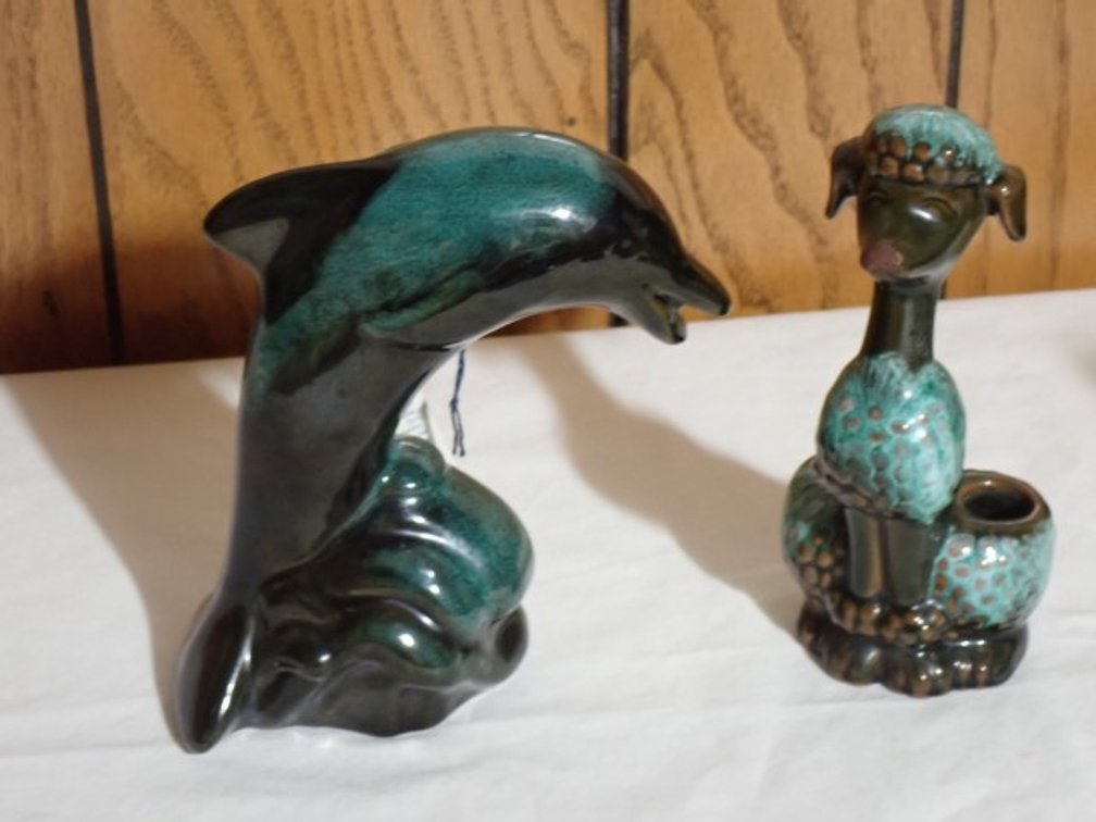 Blue Mountain Pottery Dolphin+