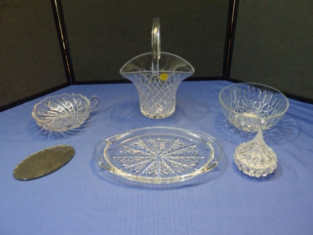 Crystal Handle Basket & More