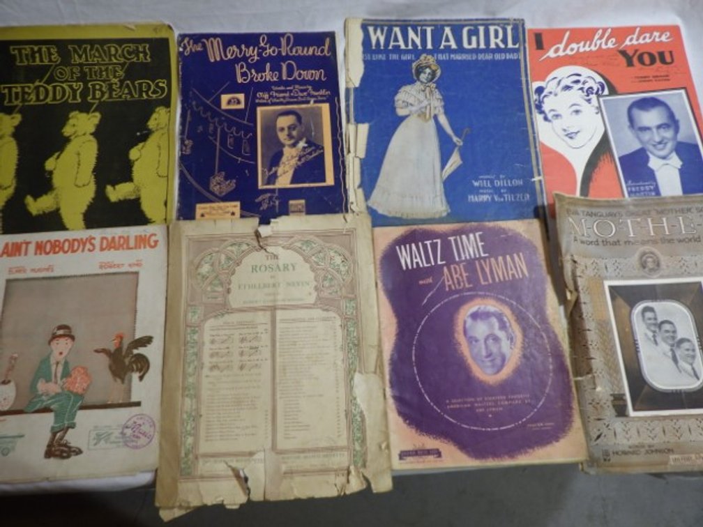 Antique/Vintage Sheet Music Collection