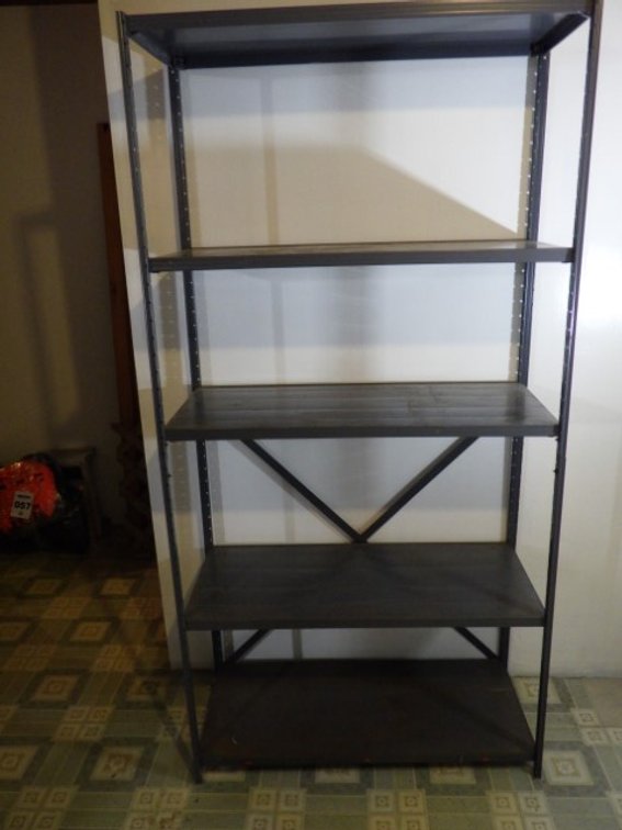 Metal Shelving Unit