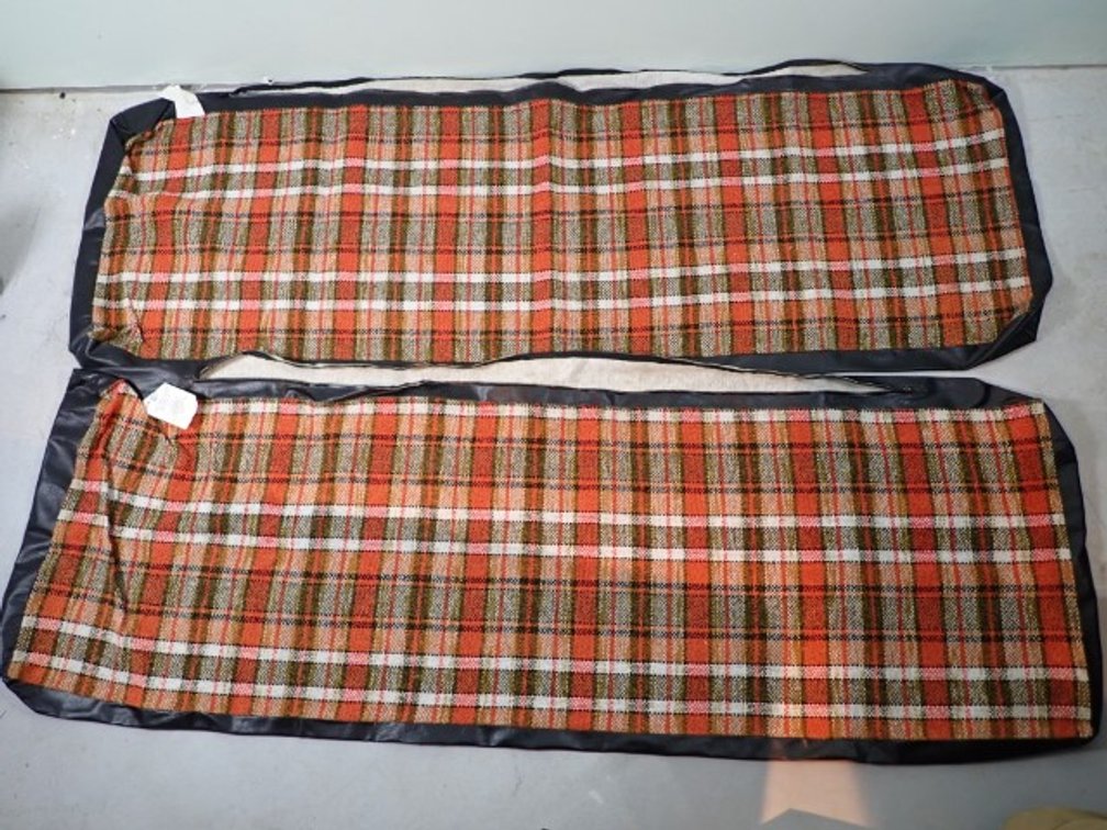 Plaid Mattress Cushion/Camper Mats