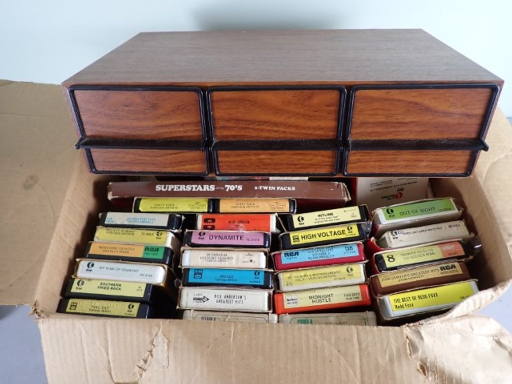 8-Track Stereo Music Cartridges+