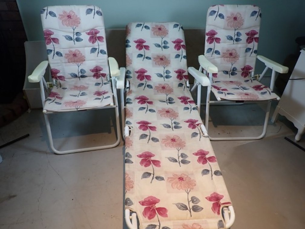 3 Piece Patio Chair Set