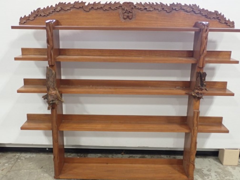 Hand Carved Forest Spirit Shelves