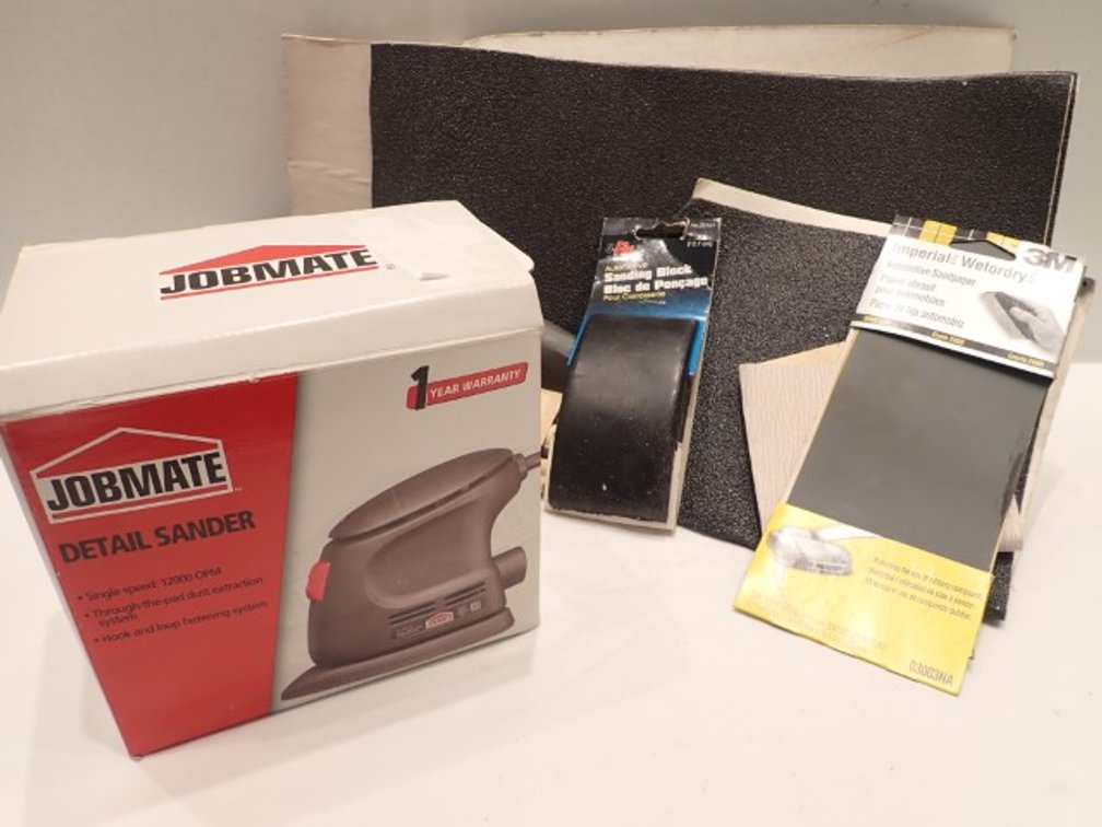 Jobmate Sander and Supplies