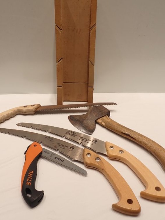 Saws, Axe Etc