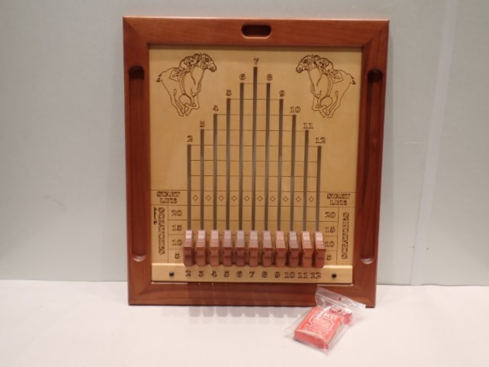 Wood Horse Race Game - Michaud Toys, Jarvis ON