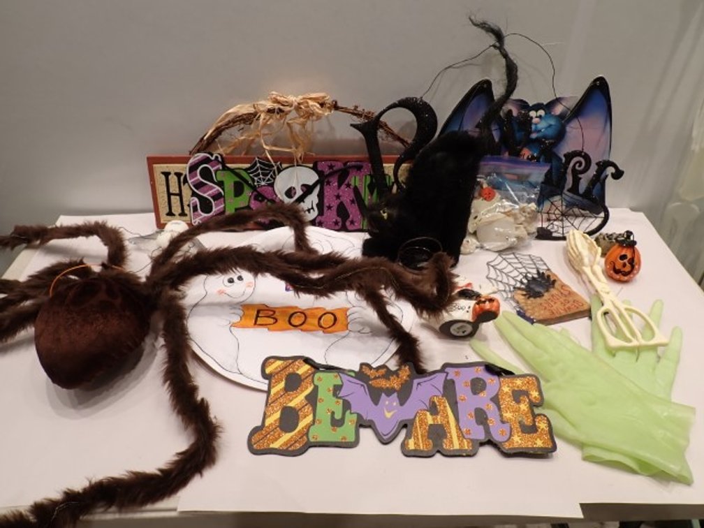 Halloween Decorations Bin