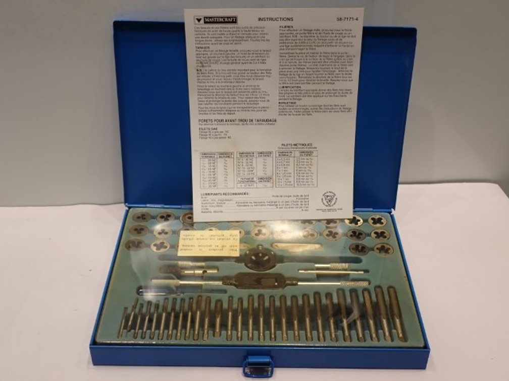 Mastercraft Tap and Die Set