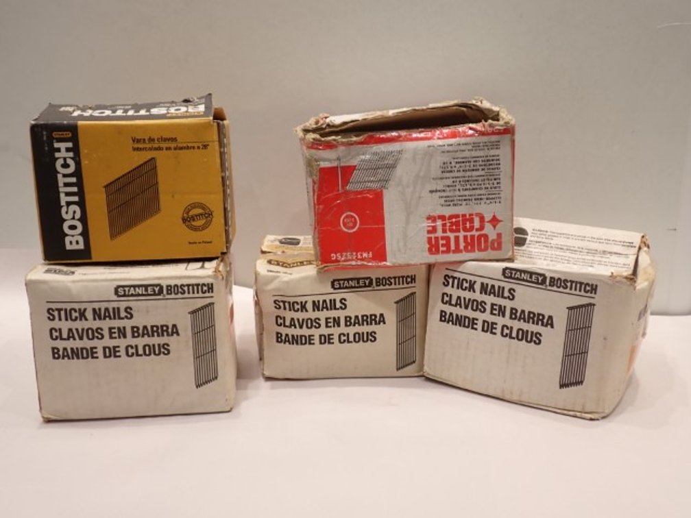 Boxes of Bostitch Nails