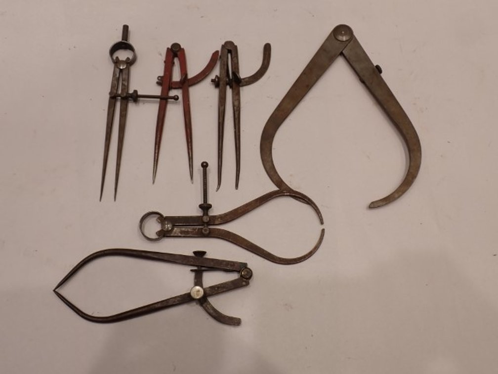 Drafting Compasses, Calipers, Dividers