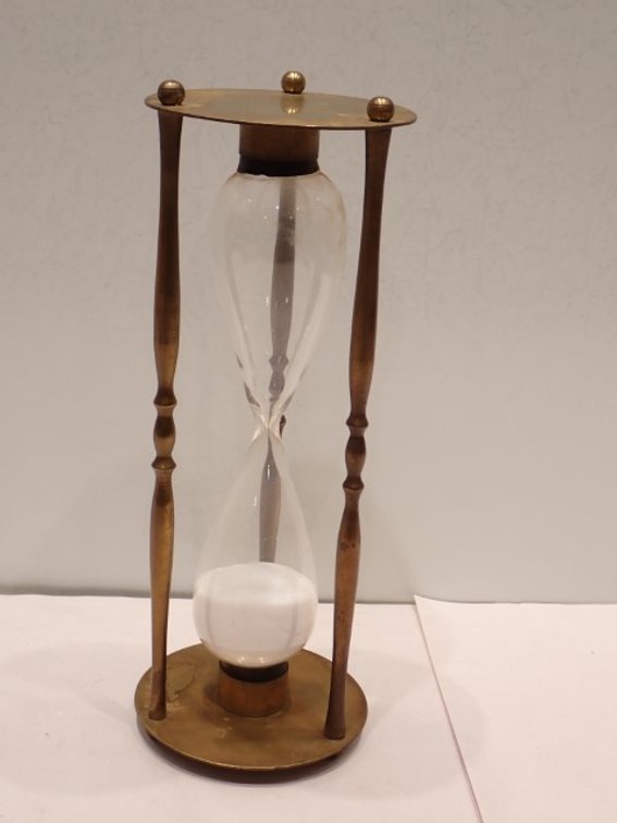 Large Brass Hourglass