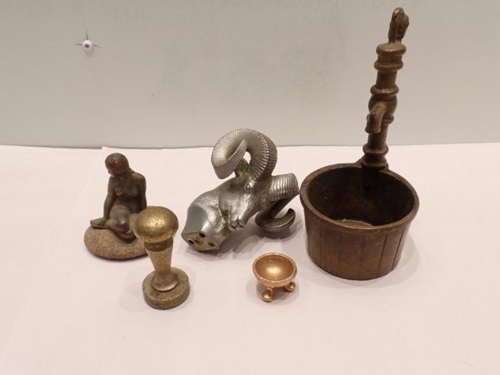 Variety of Metal Collectibles