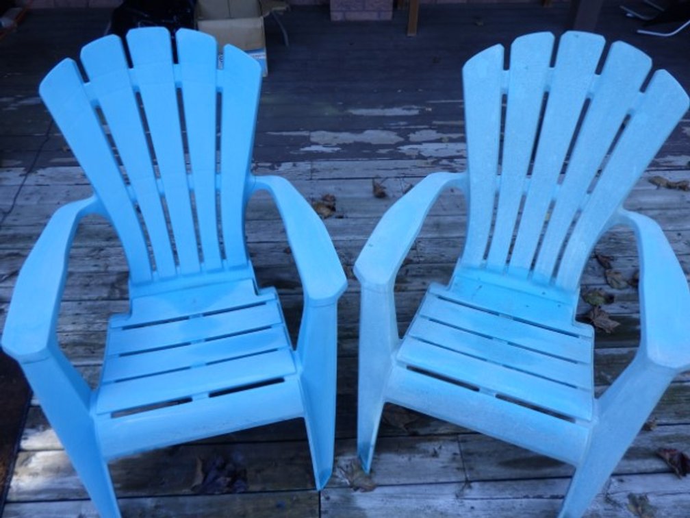 Teal Adirondack Chair Set