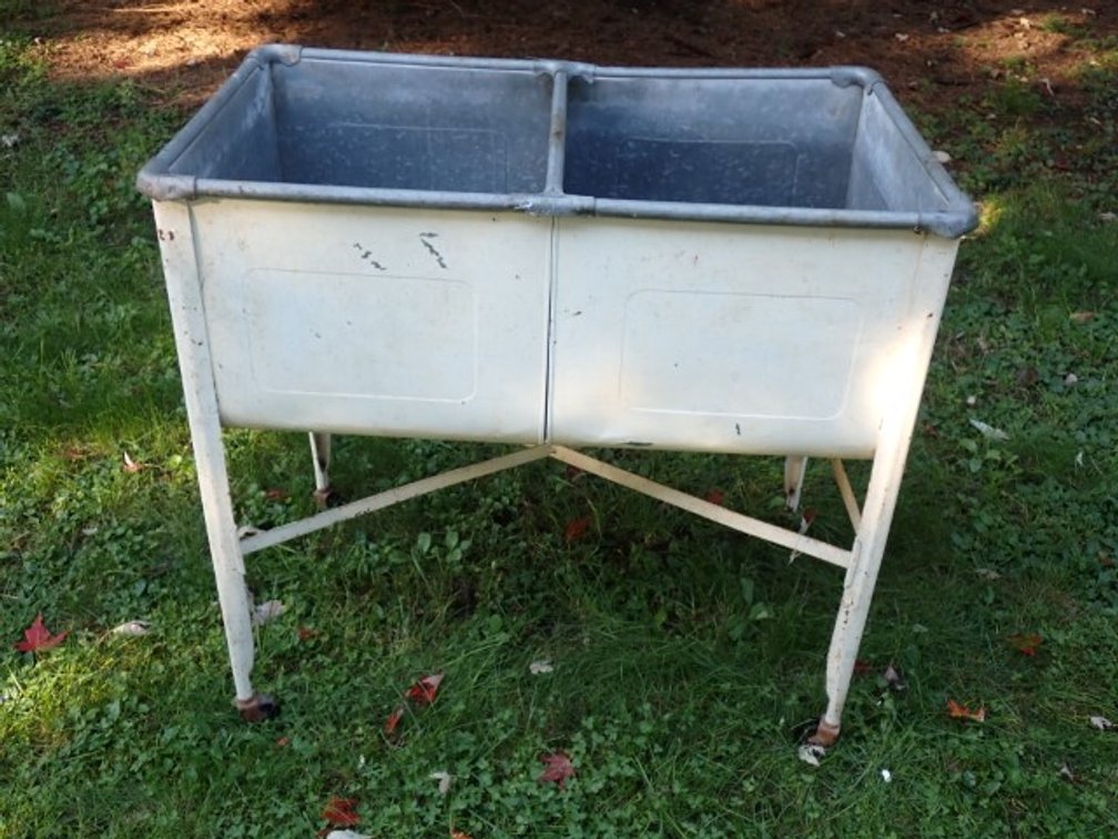 Galvanized Double Wash Tub